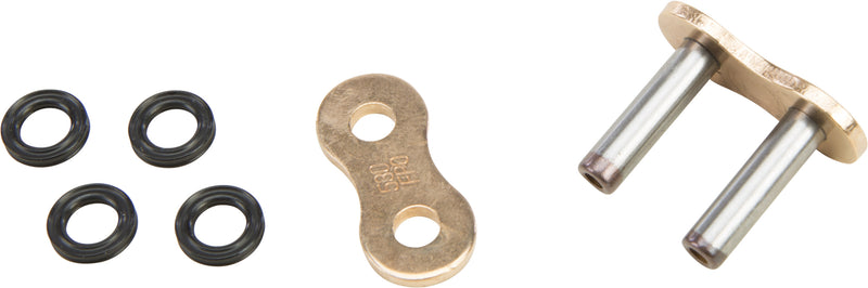 Fire Power O-Ring Sealed Chain Master Link - Rivet Master Link 530 Gold