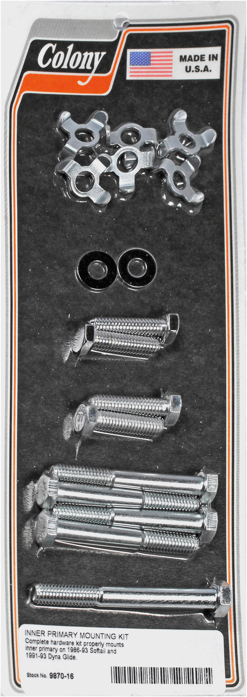 Colony Machine Inner Primary Mounting Kit - Mount KIT Softail 1986-1993 Dyna 19…