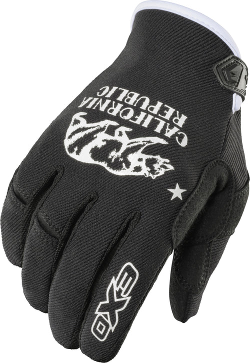 Scorpion EXO Moto-Flex Gloves - Golden State Black/White 3x