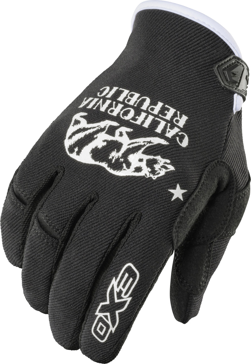 Scorpion EXO Moto-Flex Gloves - Golden State Black/White MD