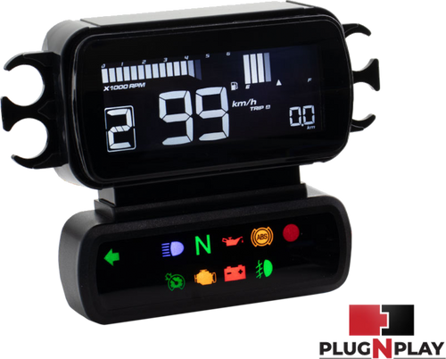 Koso LCD D2 HUD Gauge - `2022-2023 Fxst Fxlrst `2018-2023 Fxbbs,fxbrs