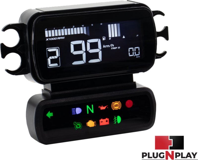 Koso LCD D2 HUD Gauge - `2022-2023 Fxst Fxlrst `2018-2023 Fxbbs,fxbrs