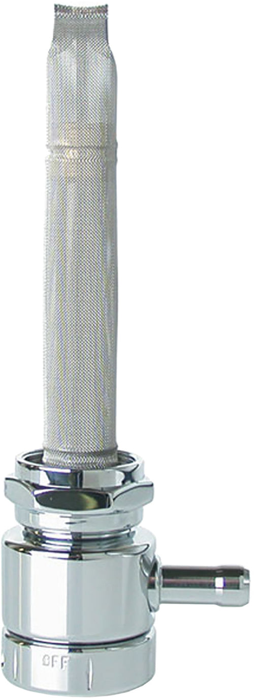 Pingel Ent Petcock - Chrome 22mm RES Knob Cntrl