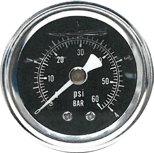 Harddrive Oil Pressure Gauge - 60psi Black