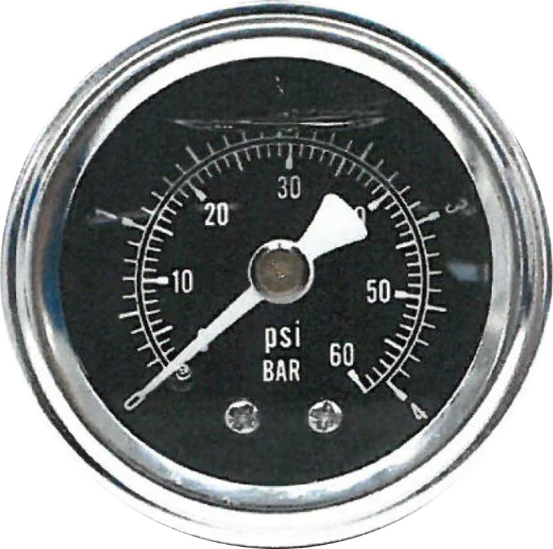 Harddrive Oil Pressure Gauge - 60psi Black