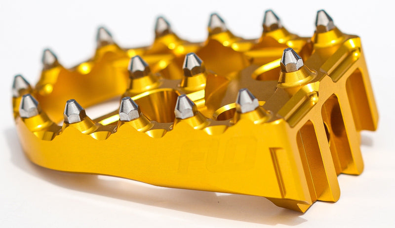 Flo Motorsports Touring Brake Pedal - TIP Gold