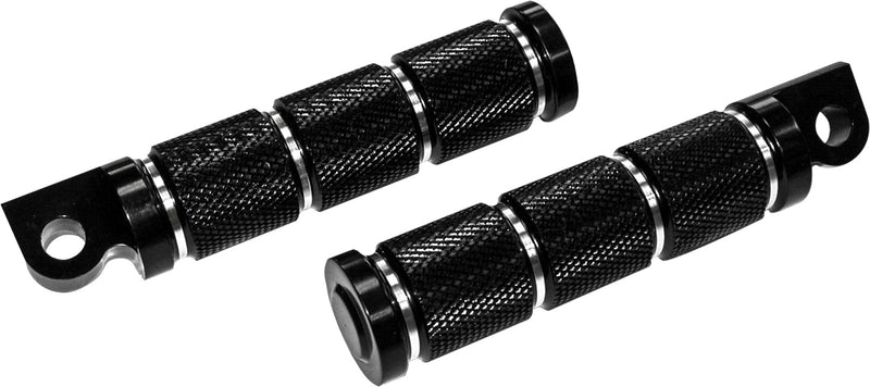 Harddrive Retro Footpegs - Black 1986-2017
