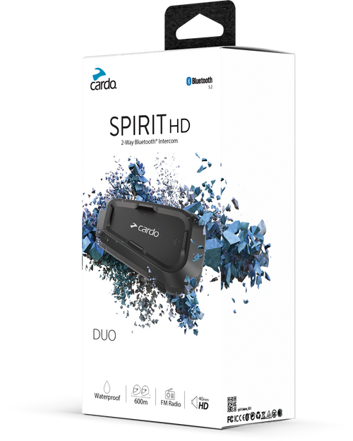 Cardo Spirit BT Headset - HD Bluetooth Headset DUO
