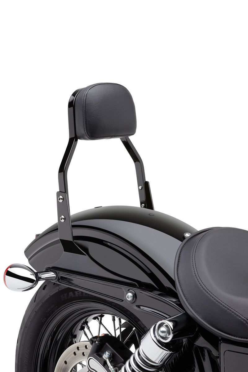 Cobra Square Sissy Bar - Black FLH/FLT 2007-2017