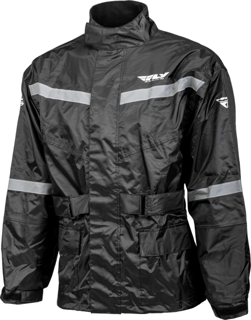 Fly Racing 2-Piece Rain Suit - Black 4x