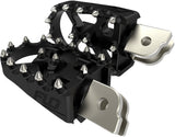 Flo Motorsports Moto Style Footpeg Set Black - Harley Milwaukee-Eight Softail