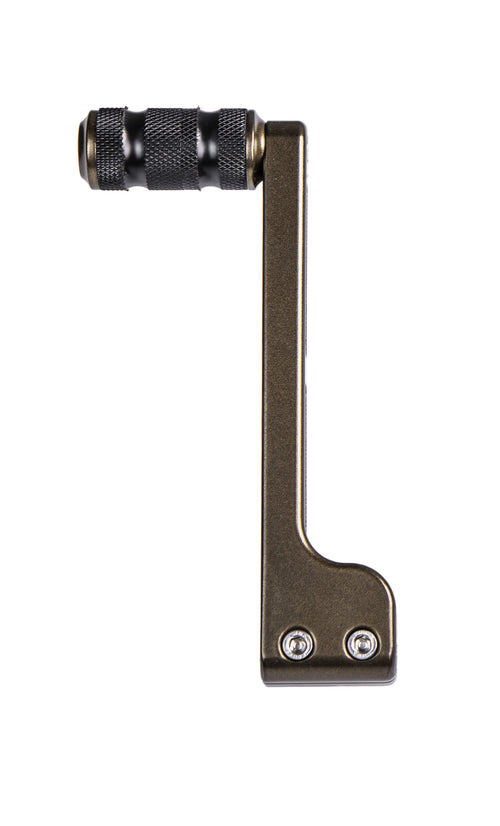 Santoro Fabworx Performance Shift Arm w/ Toe Peg - BRZ W/TOE PEG Bronze