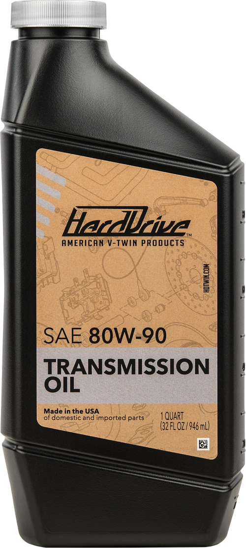 Harddrive Transmission Oil - 80w90 1 QT (12/Case Sold Ea)