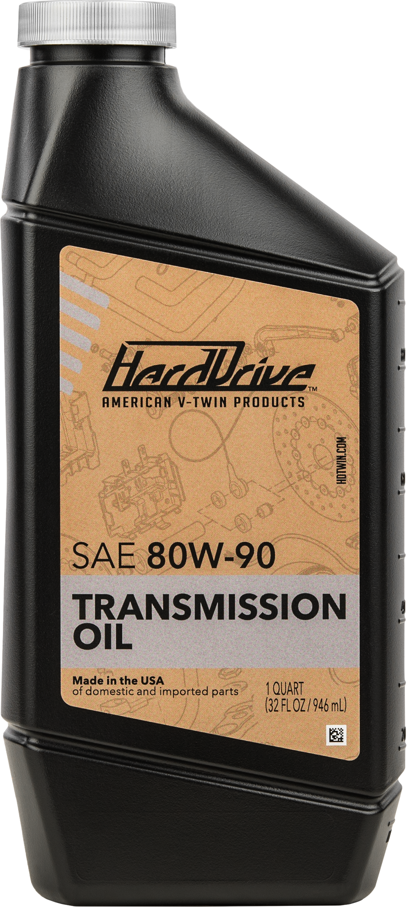 Harddrive Transmission Oil - 80w90 1 QT (12/Case Sold Ea)