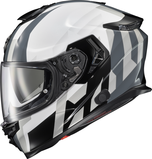 Scorpion EXO Eclipse Full Face Helmet - Pivot White 2x
