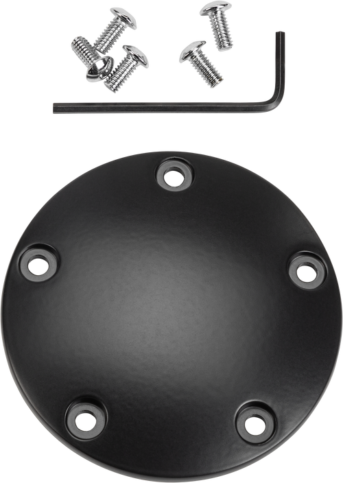 Harddrive Point ignition Cover - Satin Black 1999-2017 Twin CAM