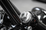 Burly Brand Fork Preload Adjuster 39mm RAW - Harley Dyna & Sportster