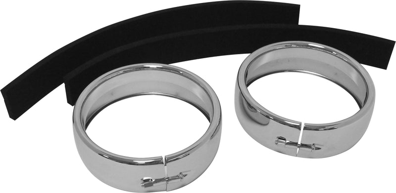 Harddrive Passing Lamp Trim Rings - Chrome