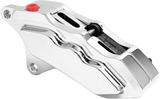 Hawg Halters Inc 6-Piston Front Caliper Left Chrome - LHSCC6001 - Harley Touring & Softail