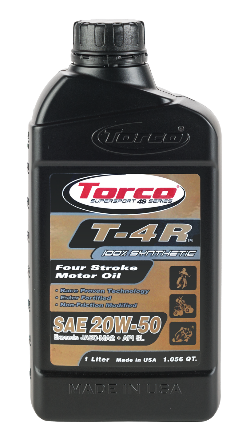 Torco T-4MXR/T-4R Synthetic/Petroleum Blend - Motor OIL 4t 20w50 1l