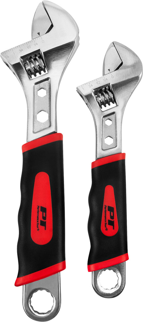 Performance Tool Adjustable Wrench Set - 2pc Adjustable Wrench SET