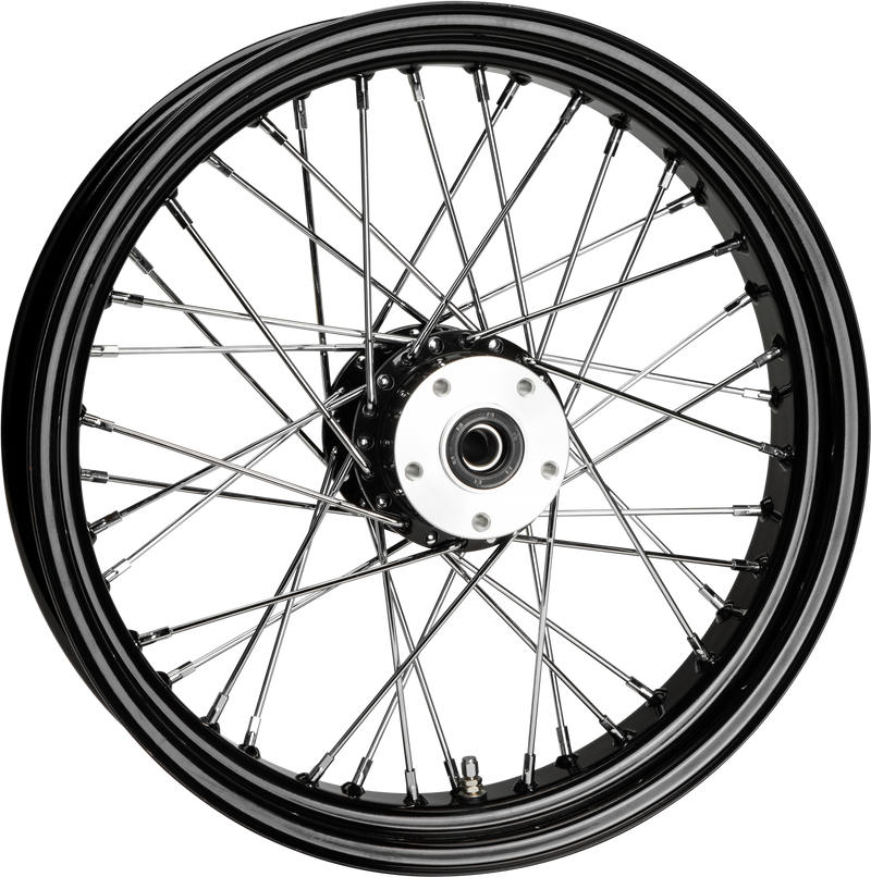 Harddrive Rear Spoked Wheels - 40-SPK Black 18x3.5 BT/XL-HUB 3/4