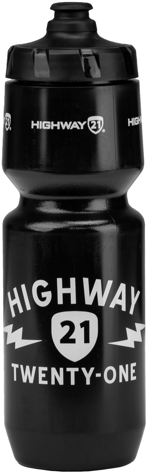 Highway 21 Water Bottle - Black