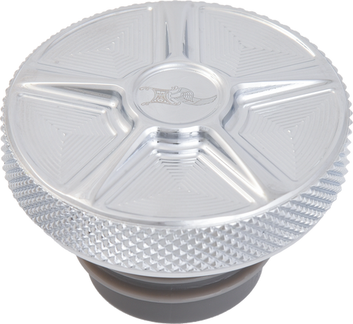 Kens Factory NX LVL Gas Caps - CAP Five Chrome Rachet Screw RH