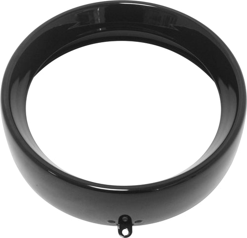 Harddrive Frenched Headlight Trim Ring - Black 7 TAB Style