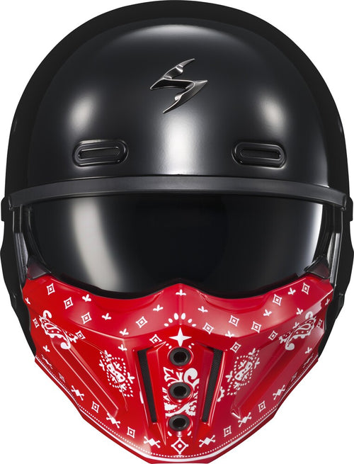 Scorpion EXO Covert Helmet Face Mask Bandana - Gloss Red