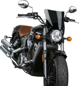 National Cycle Mohawk Windshield Dark Tint Chrome Hardware - Harley Dyna, Softail & V-Rod