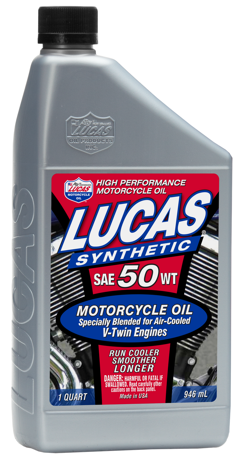 Lucas Synthetic Engine Oil - HP OIL 50w 4t 1 QT (6/Case Sold Ea)