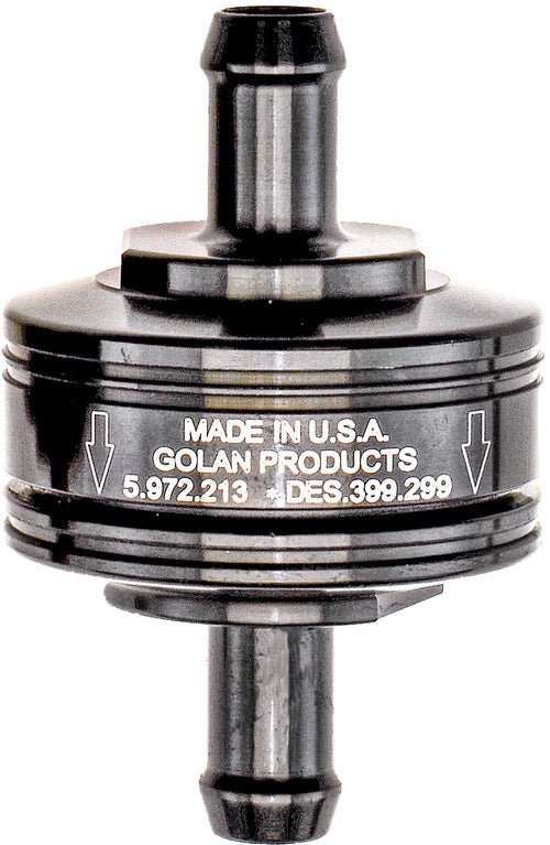 Golan Fuel Filter - Black 5/16
