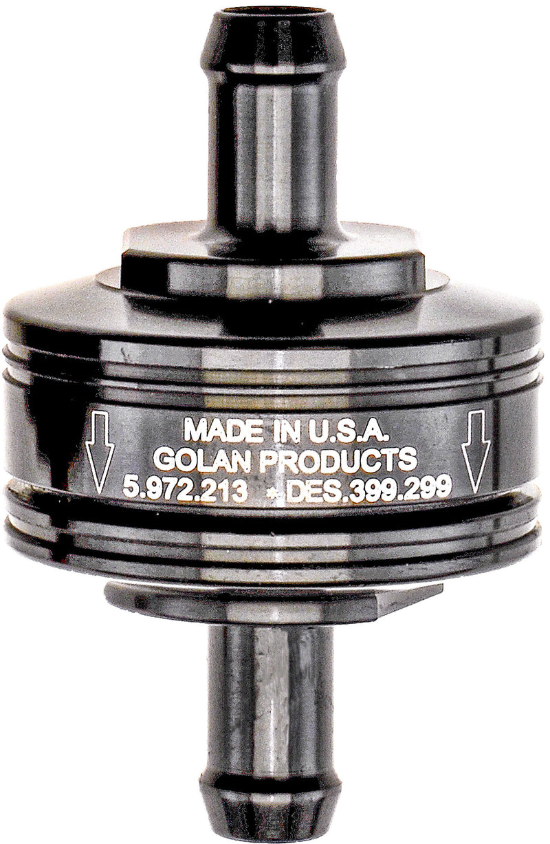 Golan Fuel Filter - Black 5/16