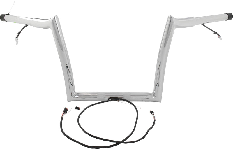 Baggernation Pre-Wired Monkey Bagger Bars - BAR PRE Wired Chrome `2015-2023 Fltr