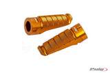 PUIG Hi-Tech Racing Gold Adjustable Footpegs - Harley & Indian V-Twin