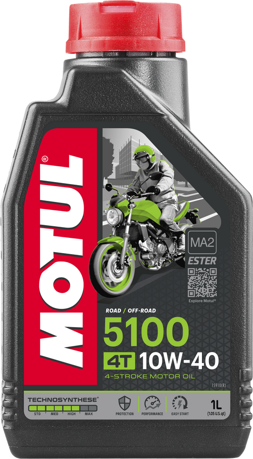 Motul 5100 4T Oil - Ester/SYN Engine OIL 10w40 1l