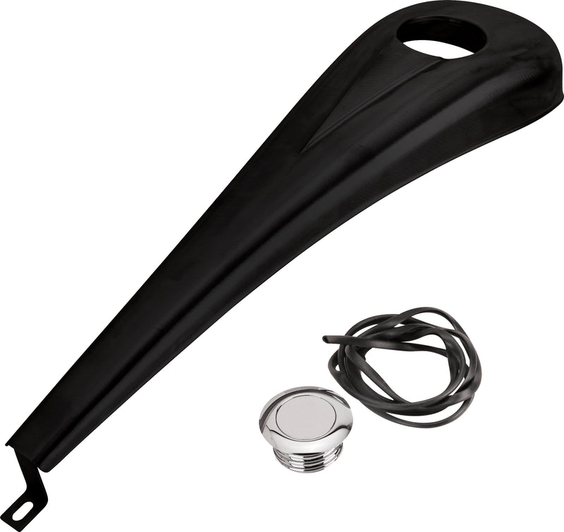 Baggernation Clean & Simple Steel Dash - KIT 6 Gallon Tank Gloss Black `2008-20…