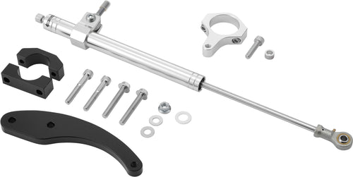 Harddrive Steering Damper - 2014-2016 FLT Silver