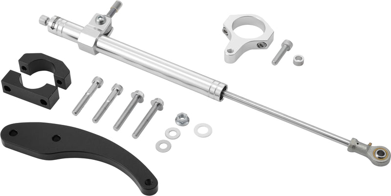 Harddrive Steering Damper - 2014-2016 FLT Silver