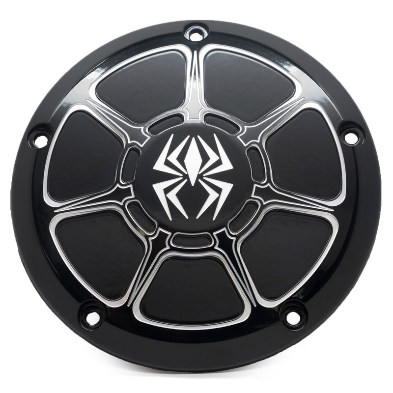 Rekluse Racing Derby Cover - Black Gloss BIG Twin 1999-2017 EX LOW Profile