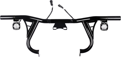 Santoro Fabworx Lightbar Crashbar - Black `2017-2023 NON CVO