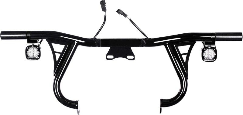Santoro Fabworx Lightbar Crashbar - Black `2017-2023 NON CVO