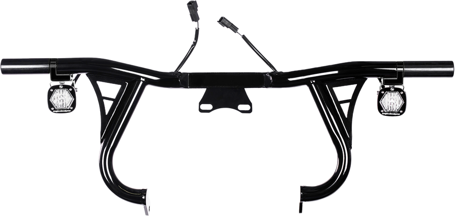 Santoro Fabworx Lightbar Crashbar - Black `2017-2023 NON CVO
