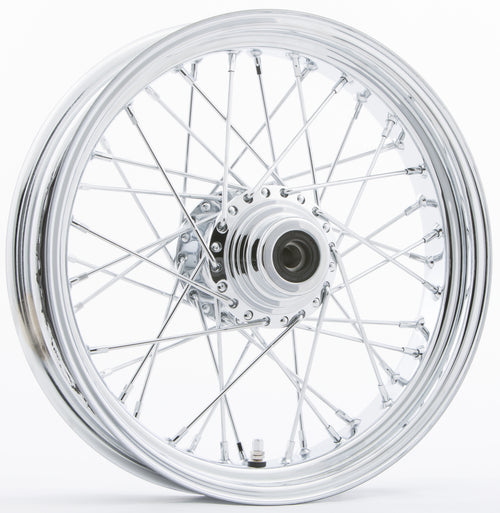 Harddrive Front 40 Spoke Wheels - 40-SPK SD Chrome 16x3.5 Flst-HUB 3/4