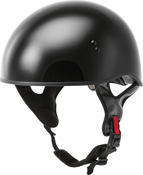 GMAX HH-65 Naked Helmet - Half Helmet Naked Black MD