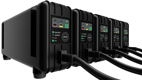 Fire Power 5 Bank Battery Charger 12V 5A - 2a/5a