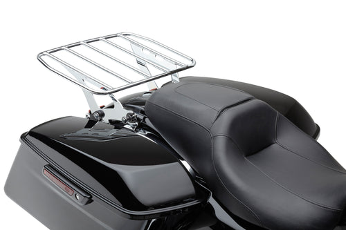 Cobra Detach Big-A Flat Luggage Rack - RK Chrome FLH/FLT 1997-2008