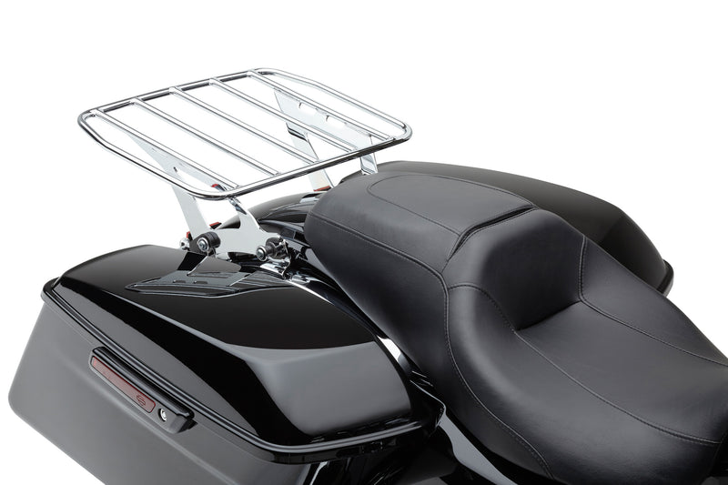 Cobra Detach Big-A Flat Luggage Rack - RK Chrome FLH/FLT 1997-2008