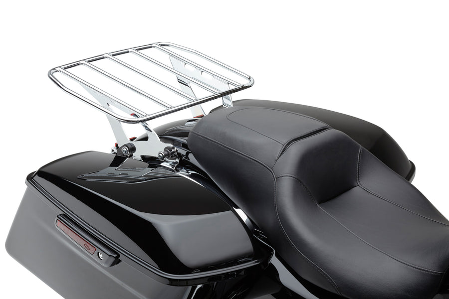 Cobra Detach Big-A Flat Luggage Rack - RK Chrome FLH/FLT 2009-2025